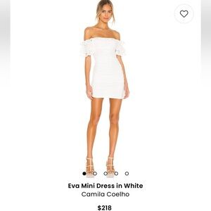 Revolve // Eva Mini Dress // White // XL // Great condition